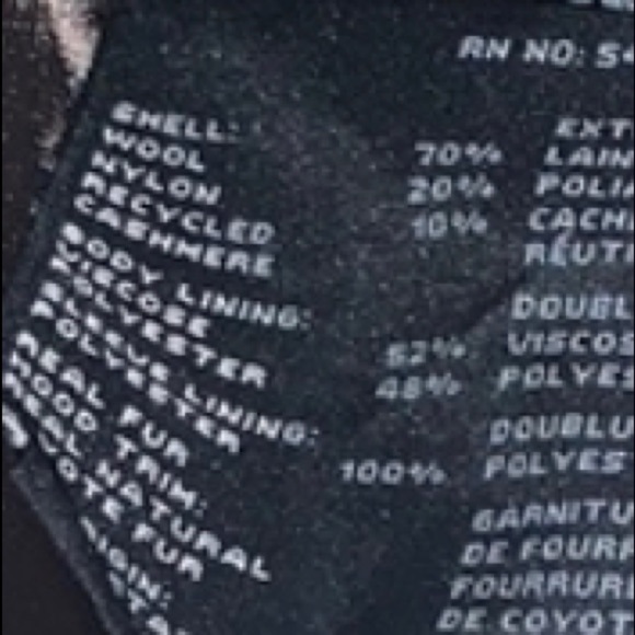 MARC NEW YORK Wool Cashmere blend duffle coat - Picture 6 of 8